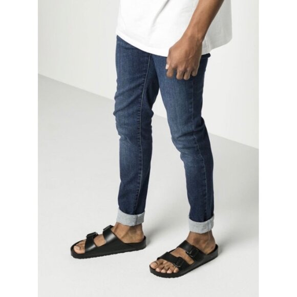 Birkenstock Arizona Slide Sandals in Black EVA Size 45 Men's 12  Fair Condition - Picture 10 of 10